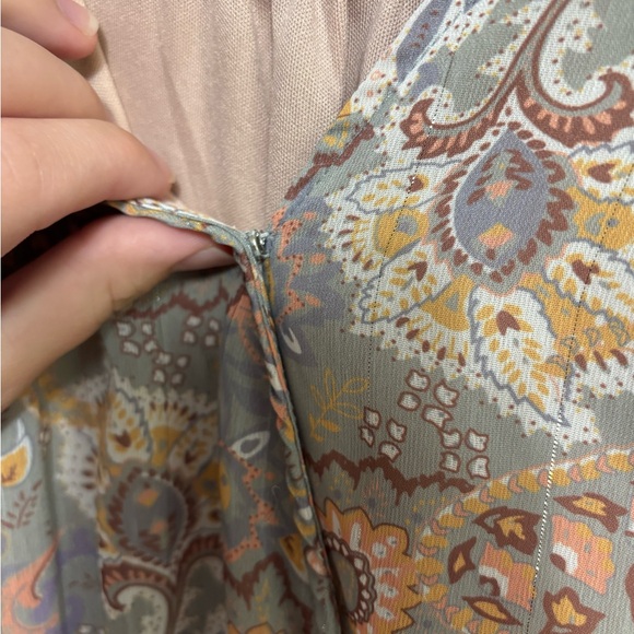 Paisley Long Sleeve Dress - Picture 3 of 4